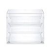 3 Tier Large Acrylic Cake Display Case Cabinet Cupcake Pastry Bakery Donut 3 Adjustable Shelves Transparent 5mm Thick