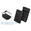 2.5 Inch SATA to USB 3.0 Tool-free External Hard Drive Enclosure (Black)