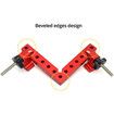 2pcs Right Angle Position Square 90 Degree Fixing Clamps, Aluminum Alloy Woodworking Tool for Boxes, Drawers