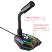 Microphone HD Sound Card RGB Back light Game Live Voice Conference Chat Recording Equipment fo PC notebook/Phone EQ Voice Change