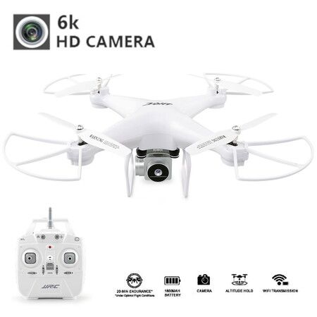 6K HD Camera WiFi FPV Drone Altitude Hold RC Quadcopter Drone DUAL Battery