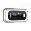 Fingertip Pulse Oximeter Blood Oxygen SpO2 Sports and Aviation RR respiratory rateCol.White Grey