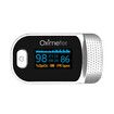 Fingertip Pulse Oximeter Blood Oxygen SpO2 Sports and Aviation RR respiratory rateCol.White Grey