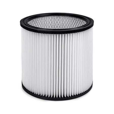 Perfect Fit Wet Dry Shop 90304 Replacement Filter - Perfect for Industrial Wet/Dry Vacuums - Long Lasting - High Absorption (White)