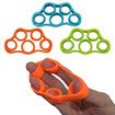 Silicone Hand Gripper Finger Expander Exercise Hand Grip Strength Trainer Finger Exerciser Resistance Bands