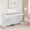 Melodic 88 Key Digital Piano Weighted Keyboard Hammer Action with Sliding Cover White