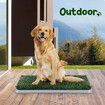 Pet Dog Grass Toilet Pee Pad Indoor Puppy Potty Training Mat Patch with Removable Tray