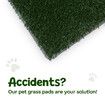 Pet Dog Grass Toilet Pee Pad Indoor Puppy Potty Training Mat Patch with Removable Tray