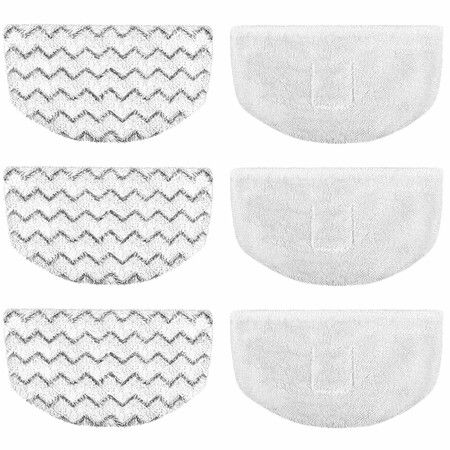 6 Pack Washable Steam Mop Pads Replacement for Bissell PowerFresh 1940 1806 1544 2075 Series Steam Cleaner