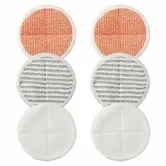 6 Pack Replacement Pads for Bissell Spinwave 2124,2039A,2307,23157,20391,20399 Powered Hard Floor Mop
