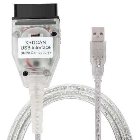 K+CAN Cable with Switch FT232RL USB Interface Cable Car Ediabas K+ Dcan USB OBD2 Diagnostic Scanner for BMW