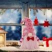 Dwarf Plush Doll Valentine's Day Gnome Pendant Home Decor Creative Romantic Love Birthday Wedding Party Decoration (H)