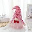 Dwarf Plush Doll Valentine's Day Gnome Pendant Home Decor Creative Romantic Love Birthday Wedding Party Decoration (H)