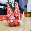 Valentine Day Decor Doll Red Heart Printed Gnome Plush Toy Ideal Gifts for Girlfriend