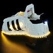 Adidas Originals Superstar Sneaker with Lighting Kit Compatible with 10282 Building Blocks