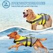 Size L 62-92cm Dog Life Jacket, Dog Life Vest with Superior Buoyancy Pet Swimming Safety Vest with Rescue Handle