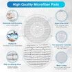 Replacement Steam Mop Pads for Shark S7000 Series Washable Mop Accessories S7000AMZ S7001 S7001TGT Model XKITP7000 4pcs