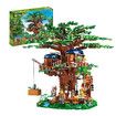 1013pcs All Seasons Treehouse City Building Blocks Creator Tree House Room