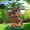 1013pcs All Seasons Treehouse City Building Blocks Creator Tree House Room