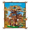 1013pcs All Seasons Treehouse City Building Blocks Creator Tree House Room