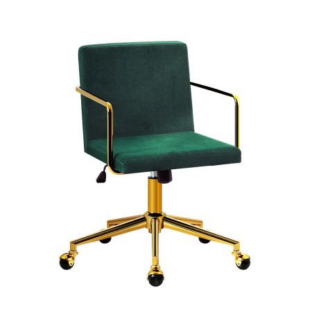 Velvet Office Chair Swivel Desk Chair Armchair Height Adjustable Computer Chairs