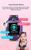 Kids Smart Watch LBS Position Baby Smart Watch Dual Cameras SOS Phone Col.Blue