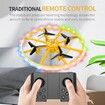 Mini UFO RC Drone Hand-sensing Model Electronic Flayaball Quadcopter 360 Rotating Toys with Light Kids Gifts