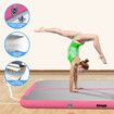 AirTrack Inflatable Air Track Gymnastics Tumbling Floor Mat with Electric Pump Pink 3x1x0.1m