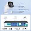 4K Security Camera 8ch 5 in 1 IP Home Outdoor Surveillance System Spy Cam with 2TB Hard Disk