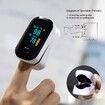 Fingertip Pulse Oximeter, Blood Oxygen Saturation Monitoring COL.Black