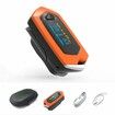 Rechargeable Pulse Oximeters Blood Saturation with OLED Display for Outdoor Sports Fitness Aviation Col.Orange