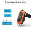 Rechargeable Pulse Oximeters Blood Saturation with OLED Display for Outdoor Sports Fitness Aviation Col.Orange