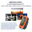 Rechargeable Pulse Oximeters Blood Saturation with OLED Display for Outdoor Sports Fitness Aviation Col.Orange