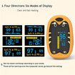 Fingertip Oled Kids Pulse Oximeter Pediatric SpO2 Blood Oxygen Saturation Monitor Col.Yellow Tiger