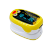 Fingertip Oled Kids Pulse Oximeter Pediatric SpO2 Blood Oxygen Saturation Monitor Col.Yellow Bird