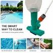 Pool Maintenance Kit for Above Ground Pools Portable Pool Jet Underwater Cleaner Brush with Bag 4Ft Detabchaable Pole Spa Pond Swimming Pool Cleaning Supplies and Accessories