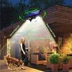 Solar Motion Sensor Light Outdoor Super Bright IP65 Waterproof 360 Adjustable Wall Light Dual Head Security Lights