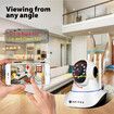 Spy Security Camera 1080P PTZ CCTV Wifi Home Spycam Outdoor Surveillance Cam System x4