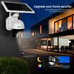 PTZ Security Camera CCTV Solar Wifi 2.0MP Home Spycam Surveillance System Outdoor Waterproof with Battery x2