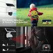 PTZ Security Camera CCTV Solar Wifi 2.0MP Home Spycam Surveillance System Outdoor Waterproof with Battery x2