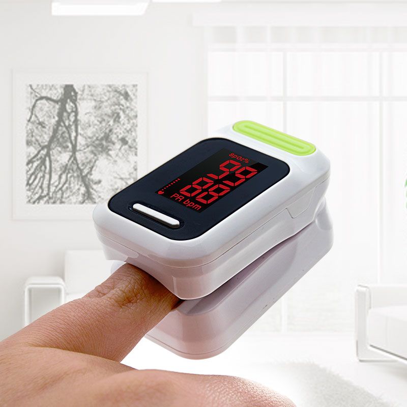 Fingertip Pulse Pulse Bar Graph Oximeter Blood Oxygen Saturation Monitor