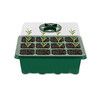 Seed Starter Trays Seedling Tray Kits, 12 Pack Garden Seed Propagator Set for Greenhouse Grow Plant Seed, 12 Cells per Tray
