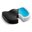 Seat Cushion for Tailbone Pain - Car Seat Cushion for Office Chair, Back Pain & Sciatica Relief (Black)