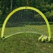 Soccer Goal Nets, Portable Pop-up Set with Lime Green Zipper Storage Bag(82cm x 48cm x 48cm)