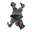 Mobile phone holder for bicycle and scooter handlebars Red