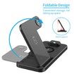 15w fast wireless charger 4 in 1 qi charging dock station for iphone