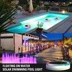 LED Colour Changing Garden Pool Lights Solar Swimming Pond Lights (1Pack)