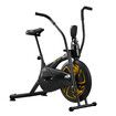 GENKI Upright Stationary Bicycle Exercise Machine Home Gym Equipment Yellow