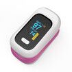 Fingertip Pulse Oximeter Blood Oxygen Saturation and Pulse Rate Monitor Col.Pink