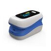 Fingertip Pulse Oximeter Blood Oxygen Saturation and Pulse Rate Monitor Col.Blue